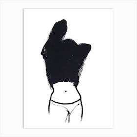 Woman In A Bikini 2 Art Print