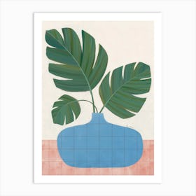 Monstera Plant 1 Art Print