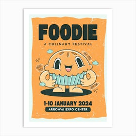 Foodie A Culinary Festival Art Print