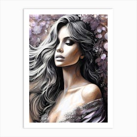 Portrait Artwork 19 Art Print