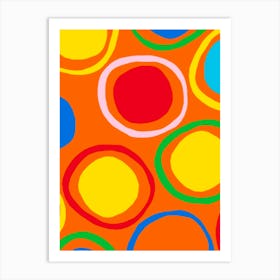 Colorful Circles 5 Art Print