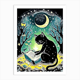 Art Cat 7 Art Print