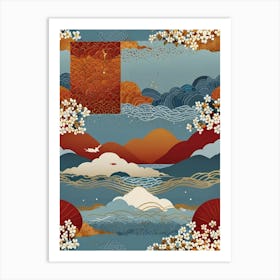 Japanese Landscape 3 Art Print