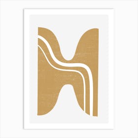 Letter H Art Print