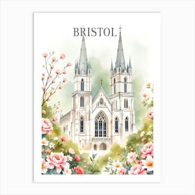 Bristol Retro Vintage Travel V 03 Art Print