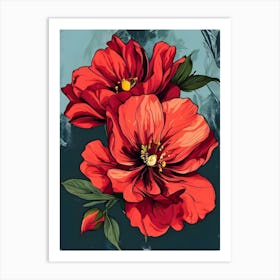 Red Roses 4 Art Print