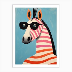 Little Horse 2 Wearing Sunglasses Art Print