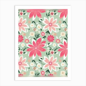 Floral Pattern 8 Art Print