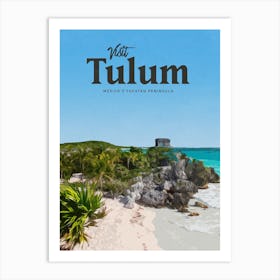 Tulum Art Print