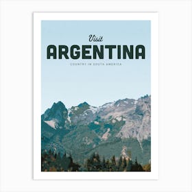 Visit Argentina Art Print