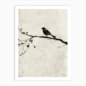 Bird On A Branch 11 Art Print