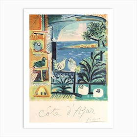 Pablo Picasso Cote D'Azure Art Print