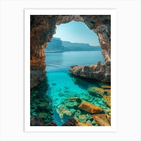 Cave In Greece 4 Art Print