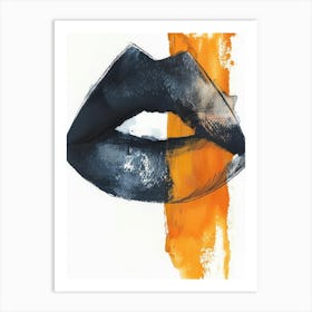 Lips Canvas Print Art Print