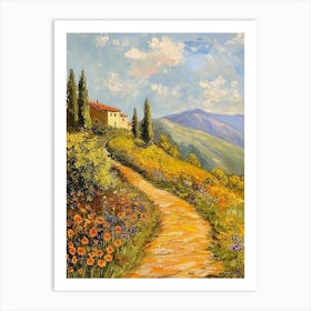 Path To Tuscany Art Print