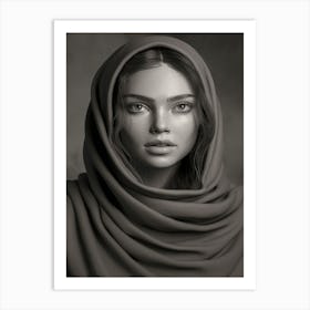 Portrait Of A Woman 4 Art Print