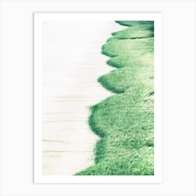 Riverbank Grass Art Print