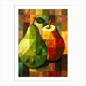 Two Pears 12 Art Print