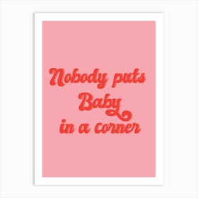 Baby Quote Art Print