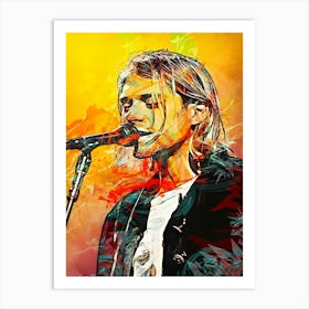 Kurt Cobain 2 Art Print