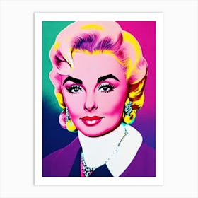 Elizabeth Taylor Pop Movies Art Movies Art Print