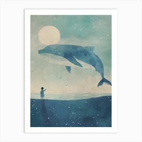 Boho Nursery 14 Whale Art Print