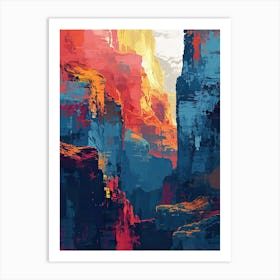 Grand Canyon | Pixel Art Series Art Print