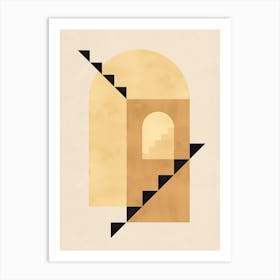 Geometric architectural shapes 7 Art Print