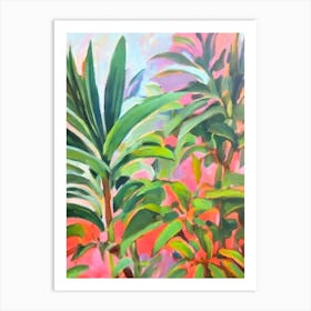 Burle Marx Philodendron 2 Impressionist Painting Art Print