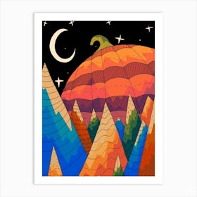 The Giant Pumpkin Art Print