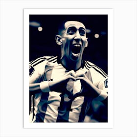 Ángel Di María art Poster