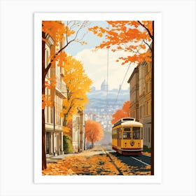 Bern In Autumn Fall Travel Art 3 Art Print