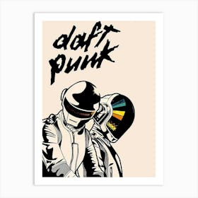 Daft Punk 4 Art Print