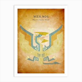 Mernos Vintage Art Print