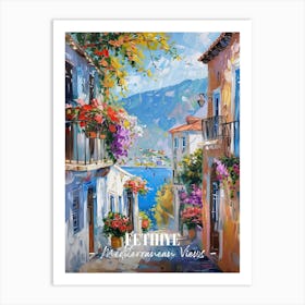 Mediterranean Views Fethiye 3 Art Print