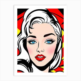 Neon Seduction: Eyes That Tell a Story in Color Pop Art Art Print