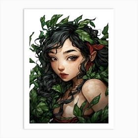 Elven Girl Art Print