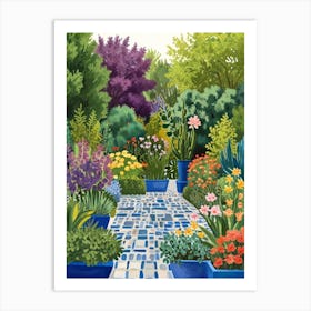 Garden Path 1 Art Print