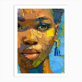 Portrait Of African Woman 43 Art Print