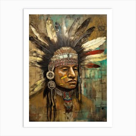 Indian Chief 5 Art Print