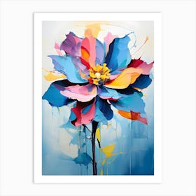 Flower Painting 9 Art Print