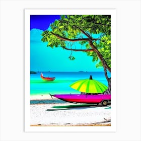 Koh Samet Thailand Pop Art Photography Tropical Destination Art Print