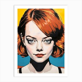 Emma Stone Art Print