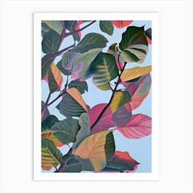 'Blooming Leaves' Art Print