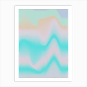 Abstract Wave Pattern Art Print