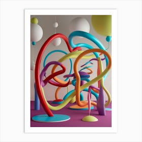 Abstract Sculpture 9 Art Print