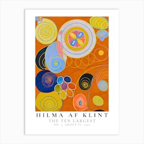 Hilma Af Klint Ten Largest 1 Art Print