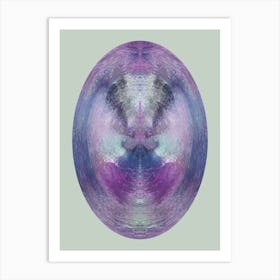 Cosmic Ascension Lilac 2 Art Print