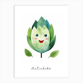 Friendly Kids Artichoke 2 Poster Art Print