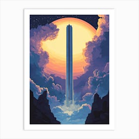 Tower In The Sky Art Print